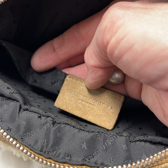 Golden Goose Star Suede and Sherling Crossbody Handbag - Picture 13 of 16
